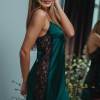 WEB_IMG_8108 Нічна сорочка смарагдова з мереживом