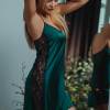 WEB_IMG_8109 Комплект ночнушка і халат смарагдовий Intimo