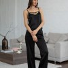 WEB_2687 Піжама штани і майка чорна
